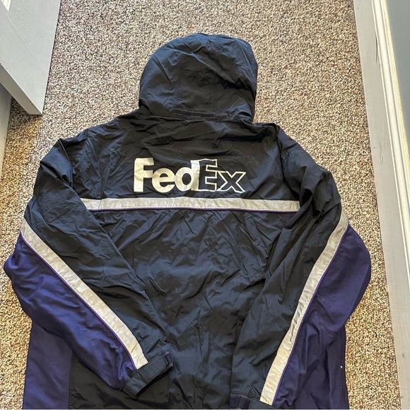 FedEx Delivery Driver Jacket with Reflective Stripe Men’s XXL - Picture 8 of 12